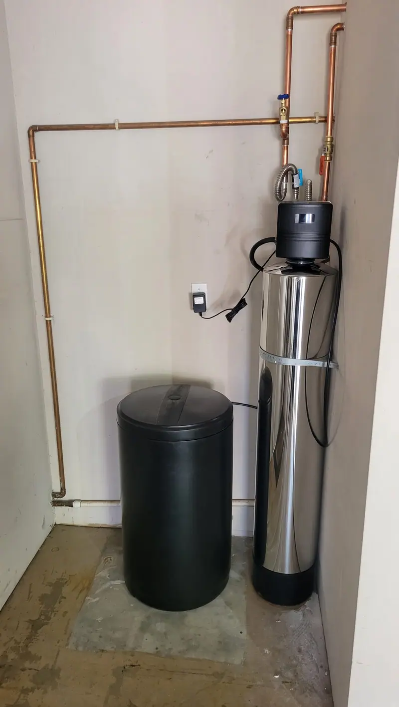Water softener installed by Liquid Solutions Inc